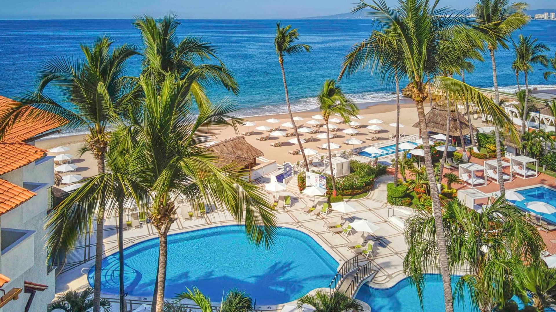 Buenaventura Grand Hotel and Great Moments all-inclusive resort in Puerto Vallarta with beachfront location and adults-only section.