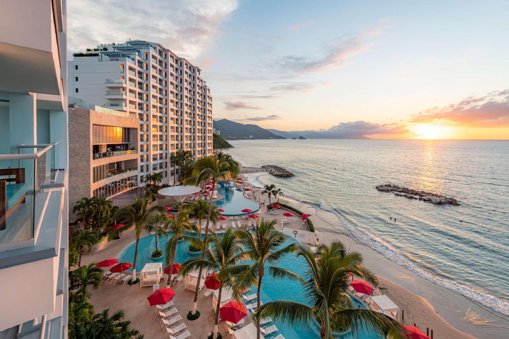 Grand Fiesta Americana Puerto Vallarta luxury all-inclusive resort with elegant pools, oceanfront dining, and upscale accommodations.